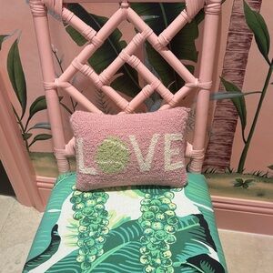 Pink LOVE Pillow Tennis